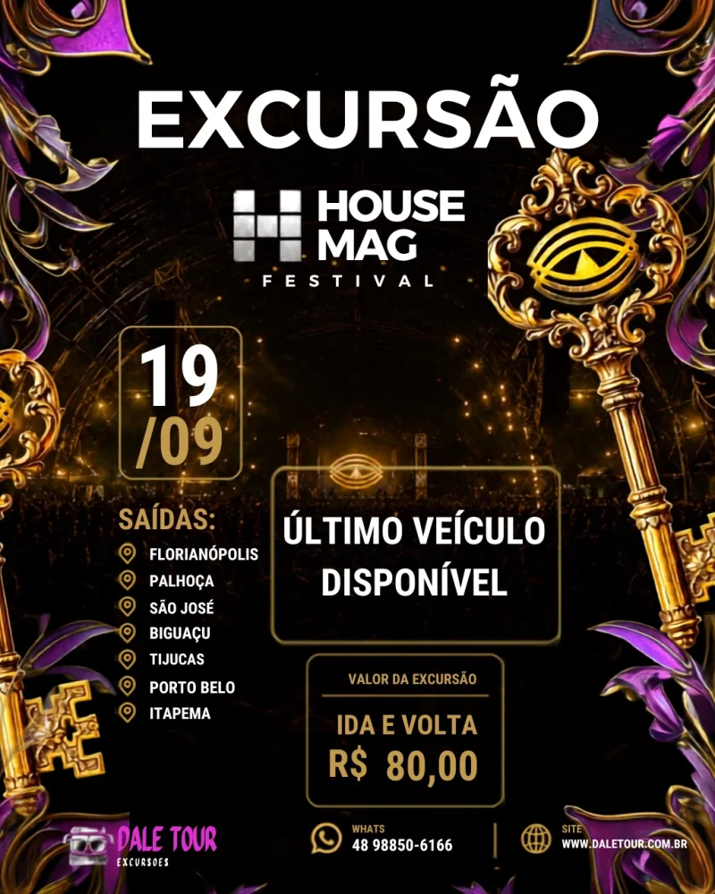EXCURSÃO HOUSE MAG 4 VEÍCULO - SURREAL PARK